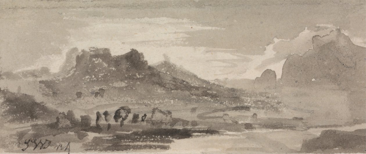 Paesaggio montuoso da James Ward