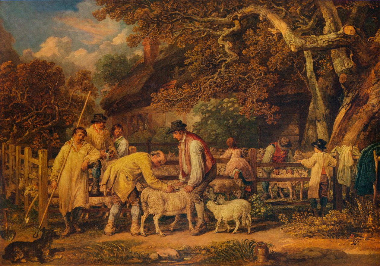Tosatura delle pecore, 1828, 1938 da James Ward