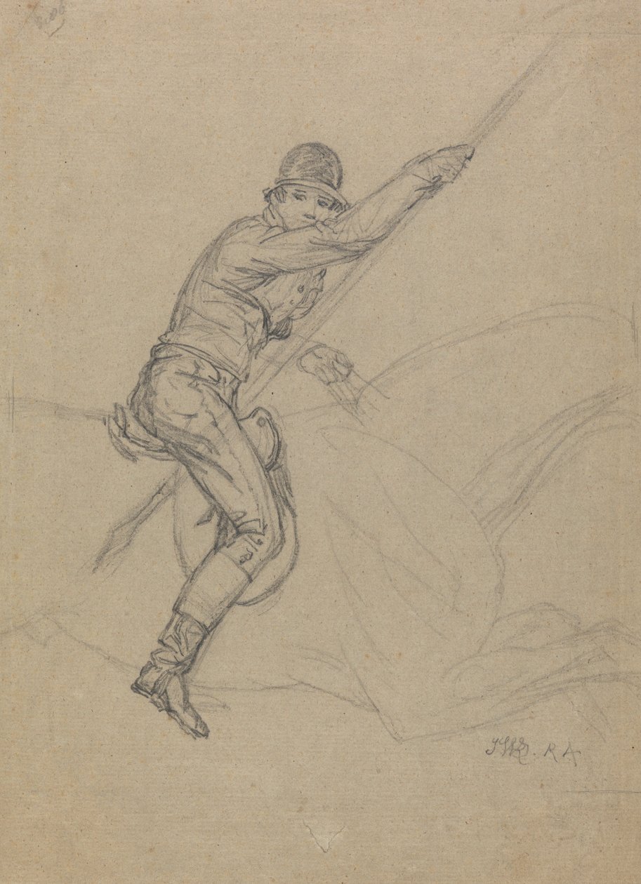 Sir Charles Blunt a caccia del cinghiale e in fuga dalla tigre: studio per uno dei quattro dipinti di Ward eseguiti nel 1815 da James Ward