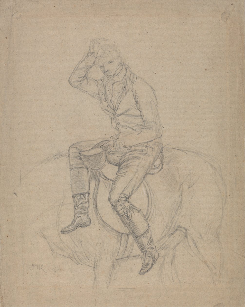 Sir Charles Blunt alla morte del cinghiale: studio per uno dei quattro dipinti di Ward eseguiti nel 1815 da James Ward