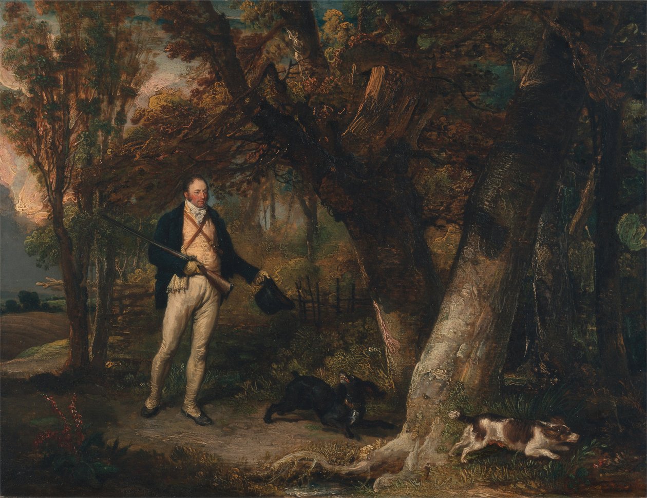 Il reverendo Thomas Levett e i suoi cani preferiti, il tiro al gallo da James Ward