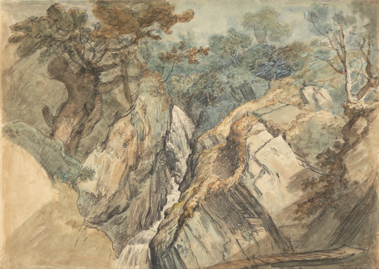 Cascata, Galles settentrionale da James Ward