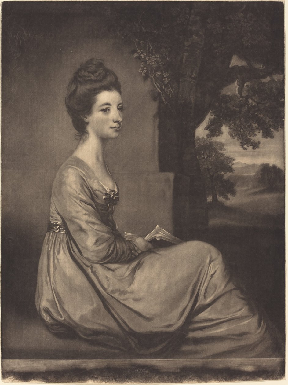 Jemima Contessa Cornwallis da James Watson after Sir Joshua Reynolds