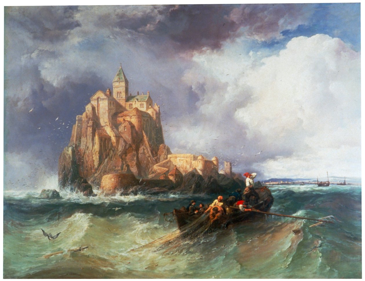 Mont St Michel, 1868 da James Webb