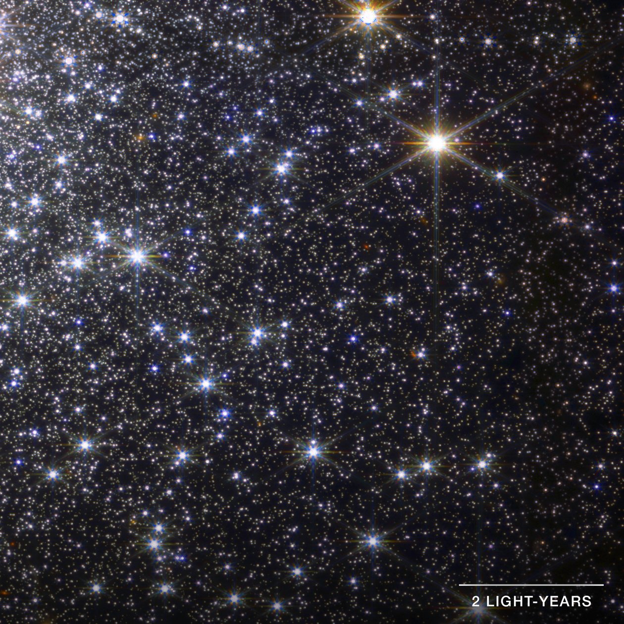 Ammasso Globulare M92 (dettaglio) da James Webb Space Telescope (NASA)