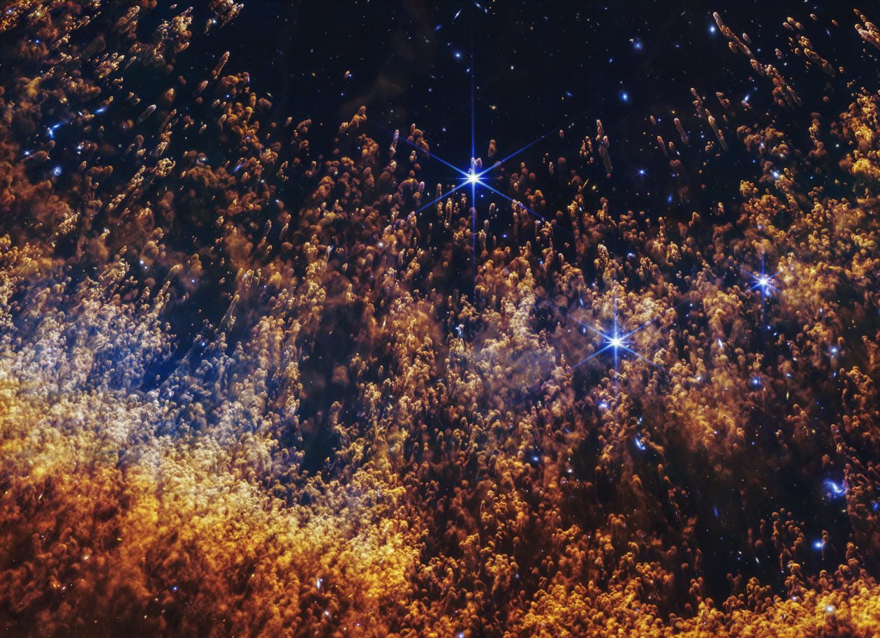 Nebulosa Helix (NIRCam) da James Webb Space Telescope (NASA)