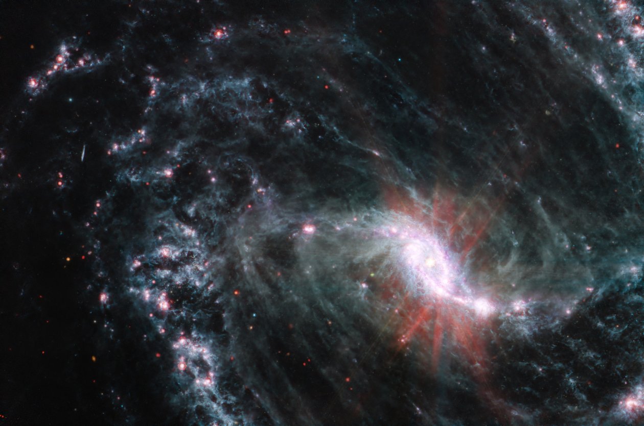 NGC 1365 da James Webb Space Telescope (NASA)