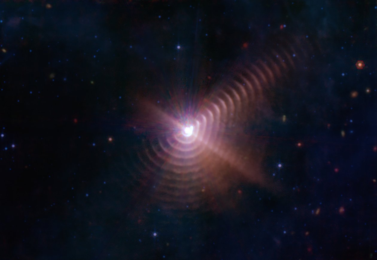 Wolf-Rayet 140 da James Webb Space Telescope (NASA)