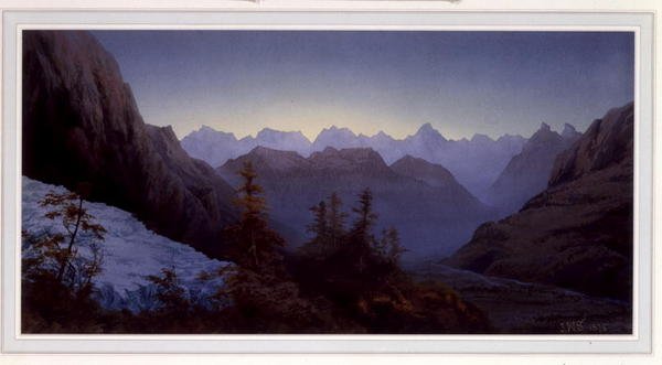 Alba nelle Alpi da James Whittet Smith