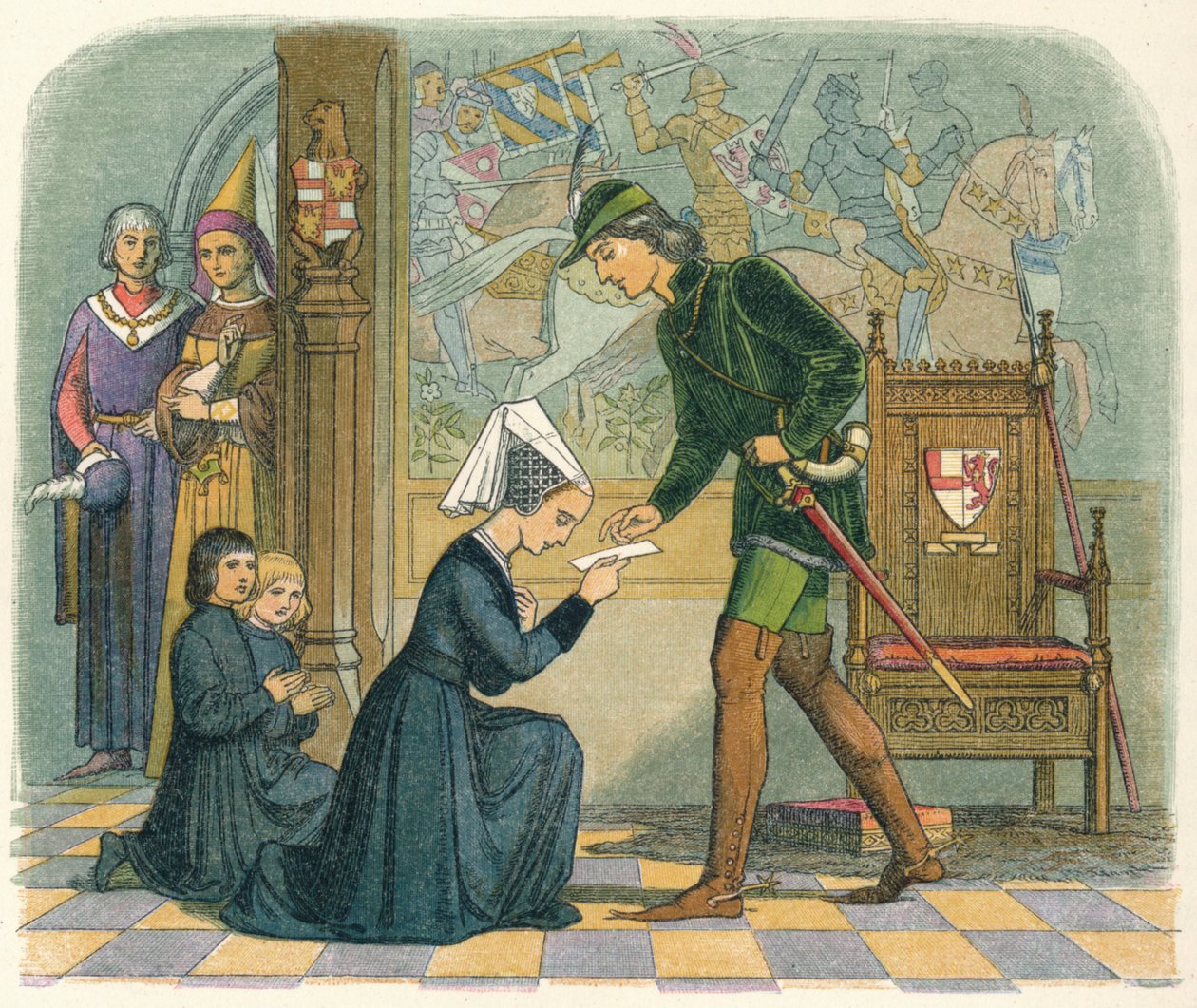 Edoardo IV e Lady Elizabeth Grey da James William Edmund Doyle