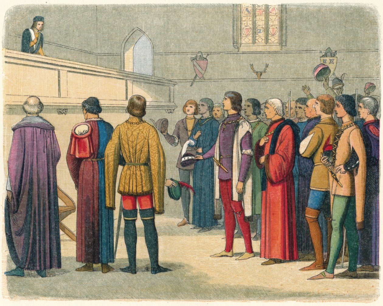 Riccardo invitato ad assumere la corona, 1483 da James William Edmund Doyle