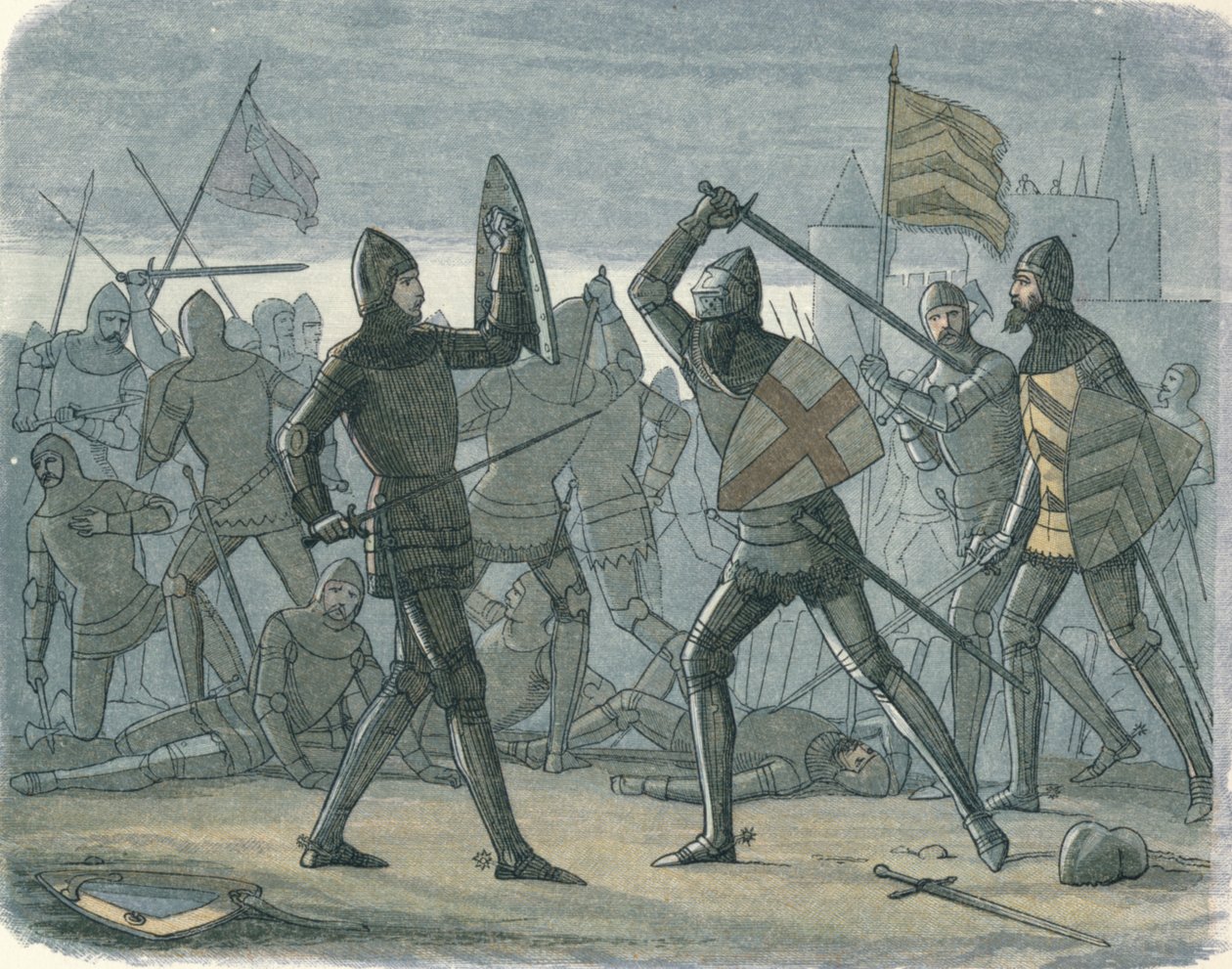 Il soccorso di Calais, 1864 da James William Edmund Doyle