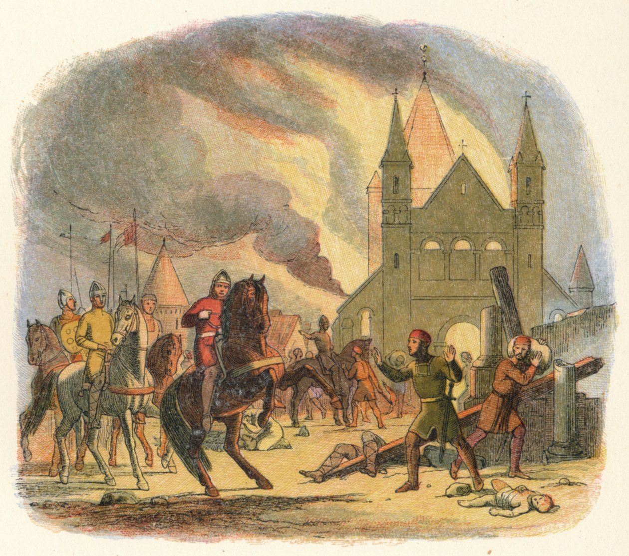 William riceve una ferita mortale a Mantes, 1087 da James William Edmund Doyle