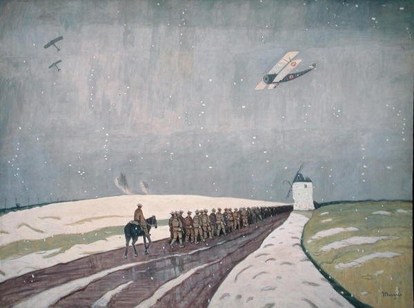 Canadesi nella neve da James Wilson Morrice