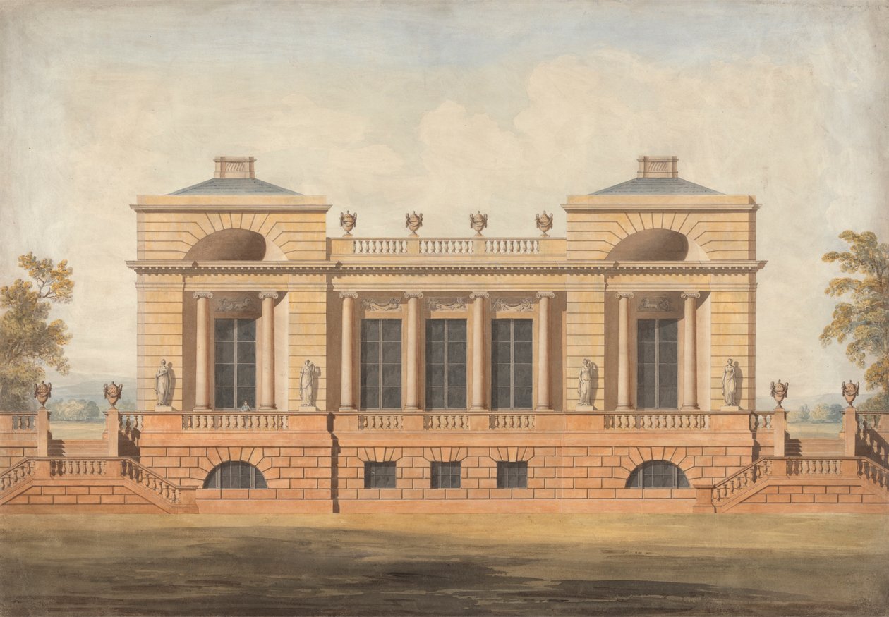 Progetto per una casa di campagna non identificata da James Wyatt