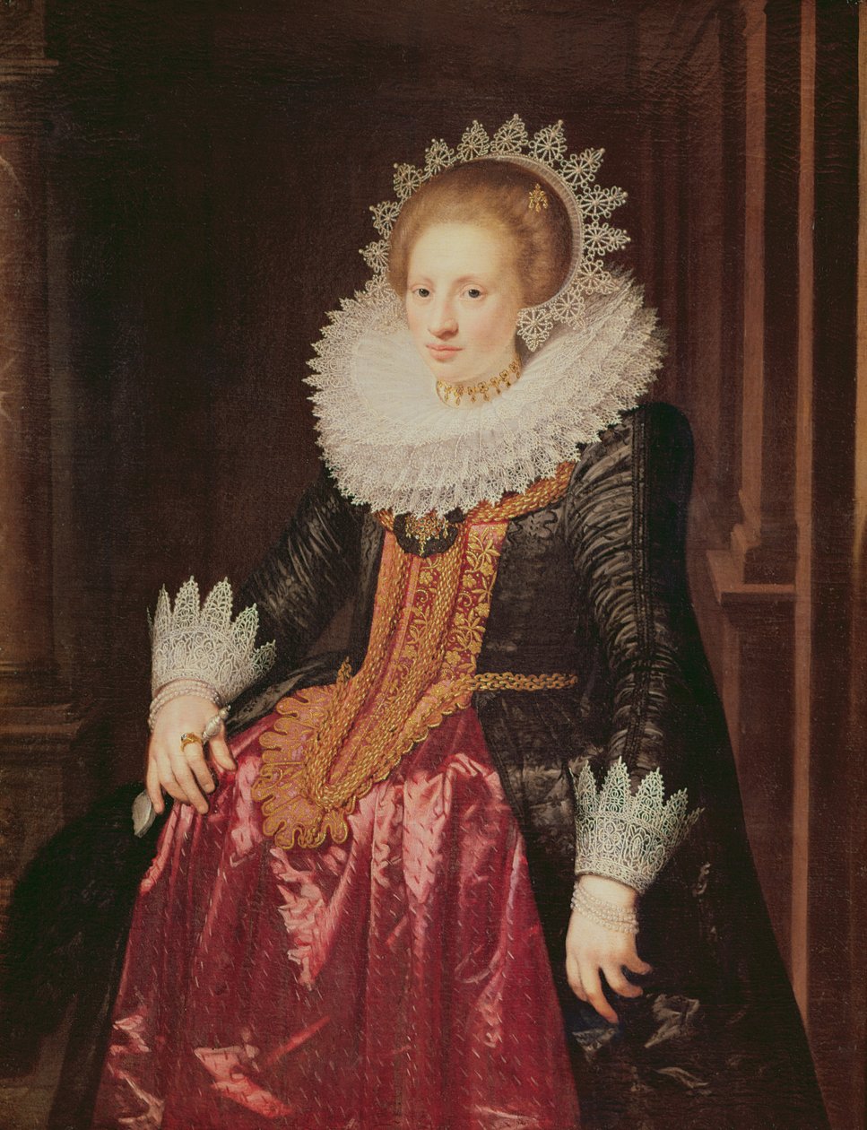Ritratto di una signora, 1620 da Jan Anthonisz. van Ravesteyn