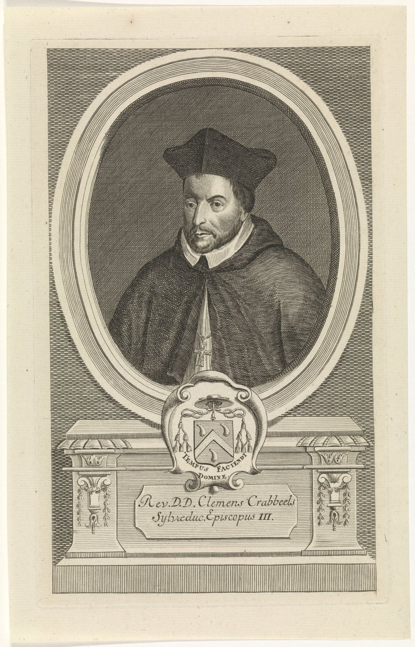 Ritratto di Clemens Crabeels inciso da Jan Baptist Jongelinck da Jan Baptist Jongelinck