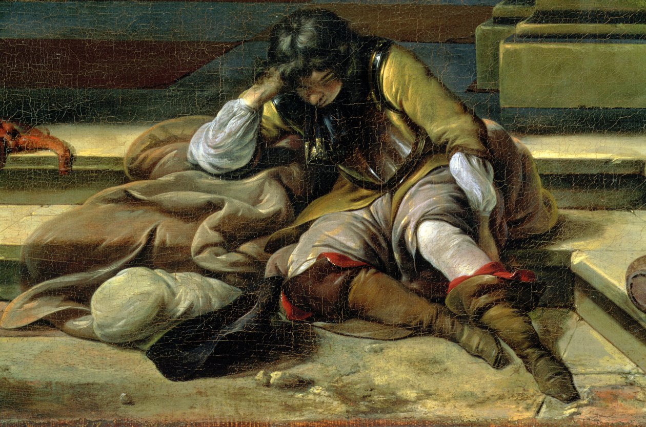 Scena di porto italiano, (dettaglio) da Jan Baptist Weenix