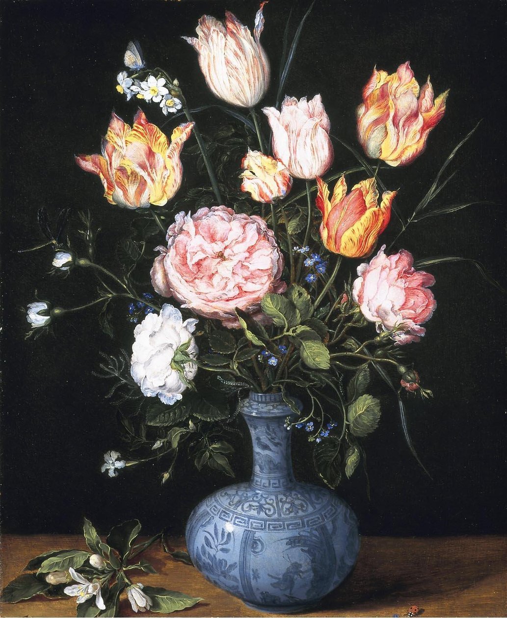 Un vaso di fiori da Jan the Elder Brueghel