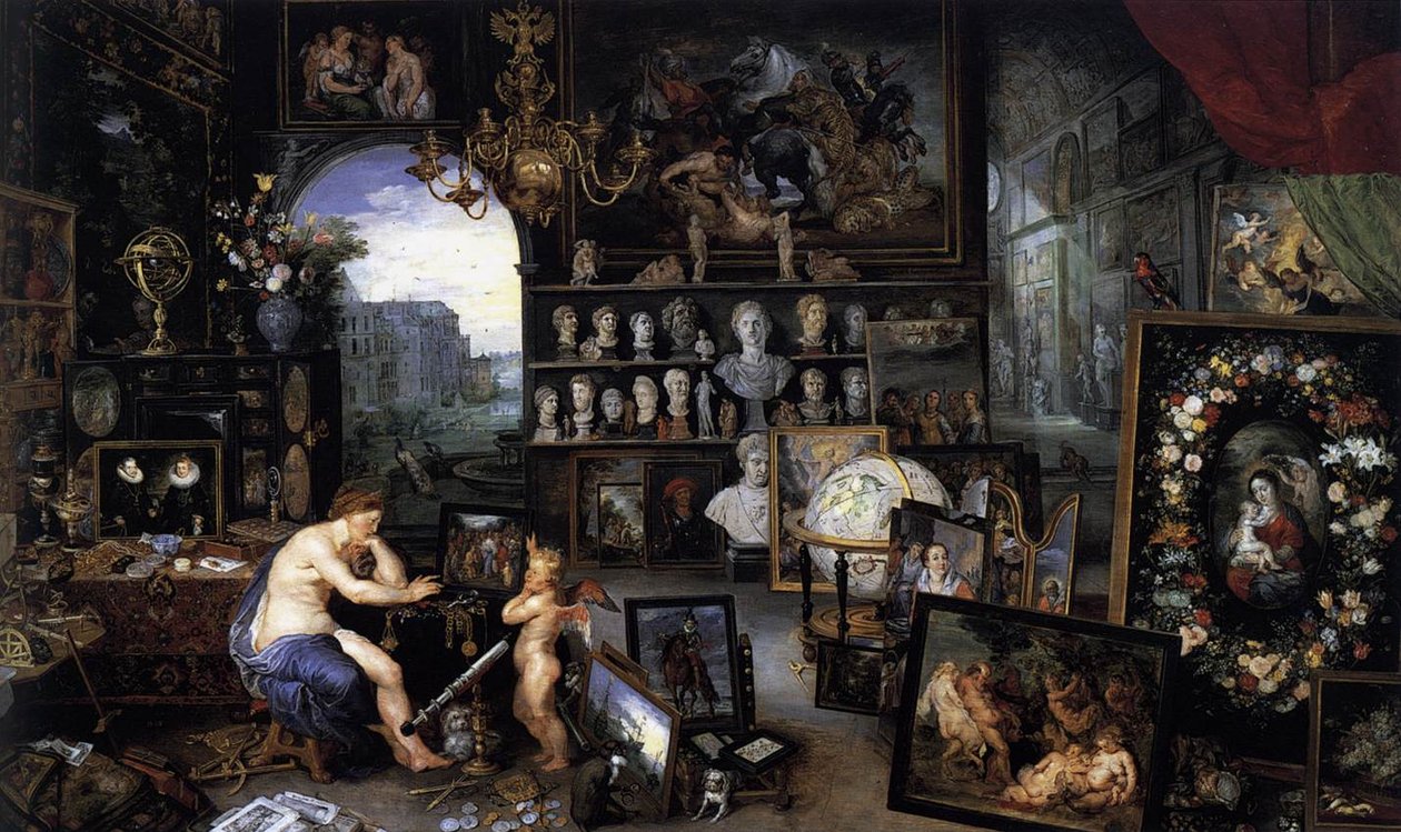 Il senso della vista da Jan the Elder Brueghel