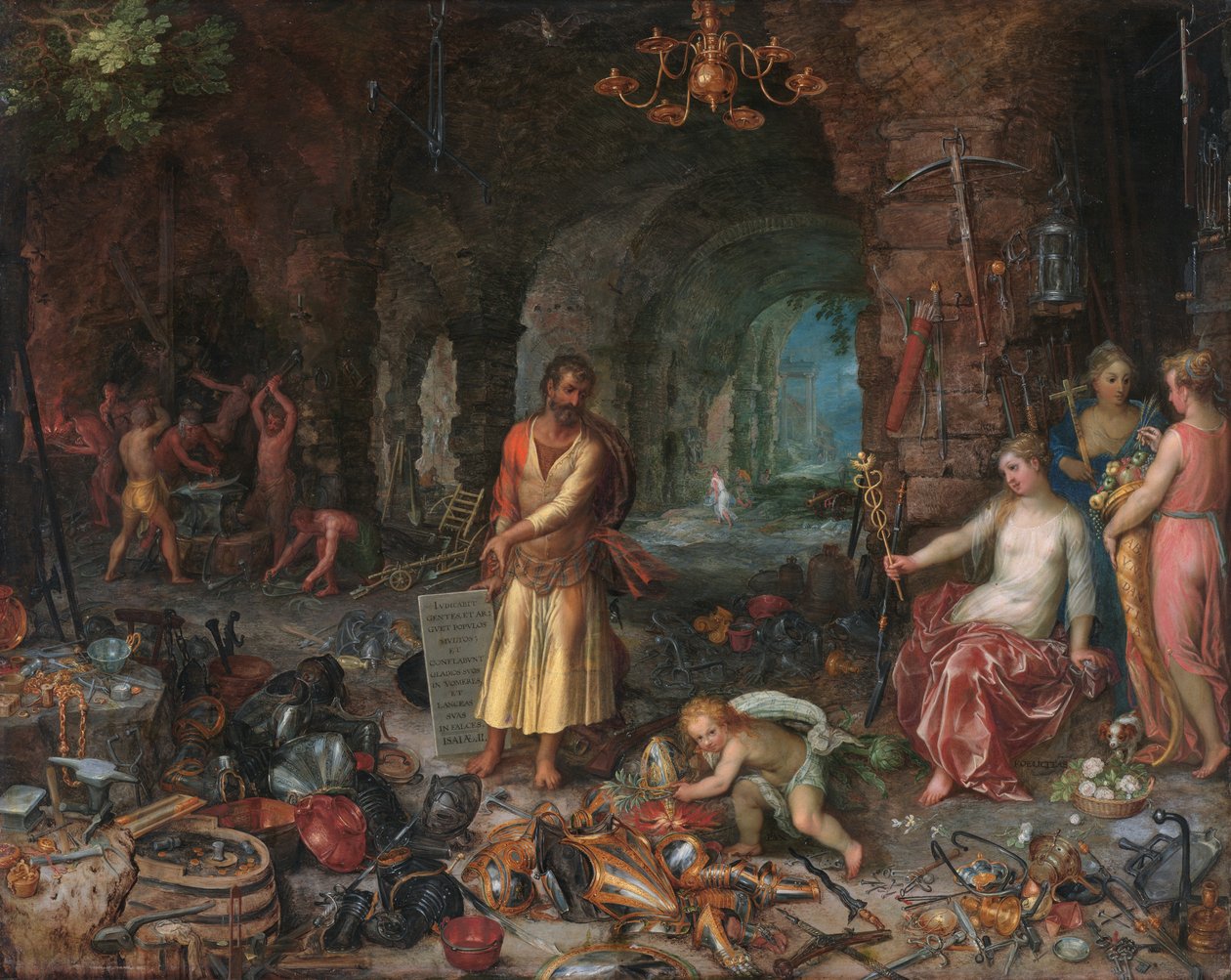 Profezia del Profeta Isaia da Jan the Elder Brueghel