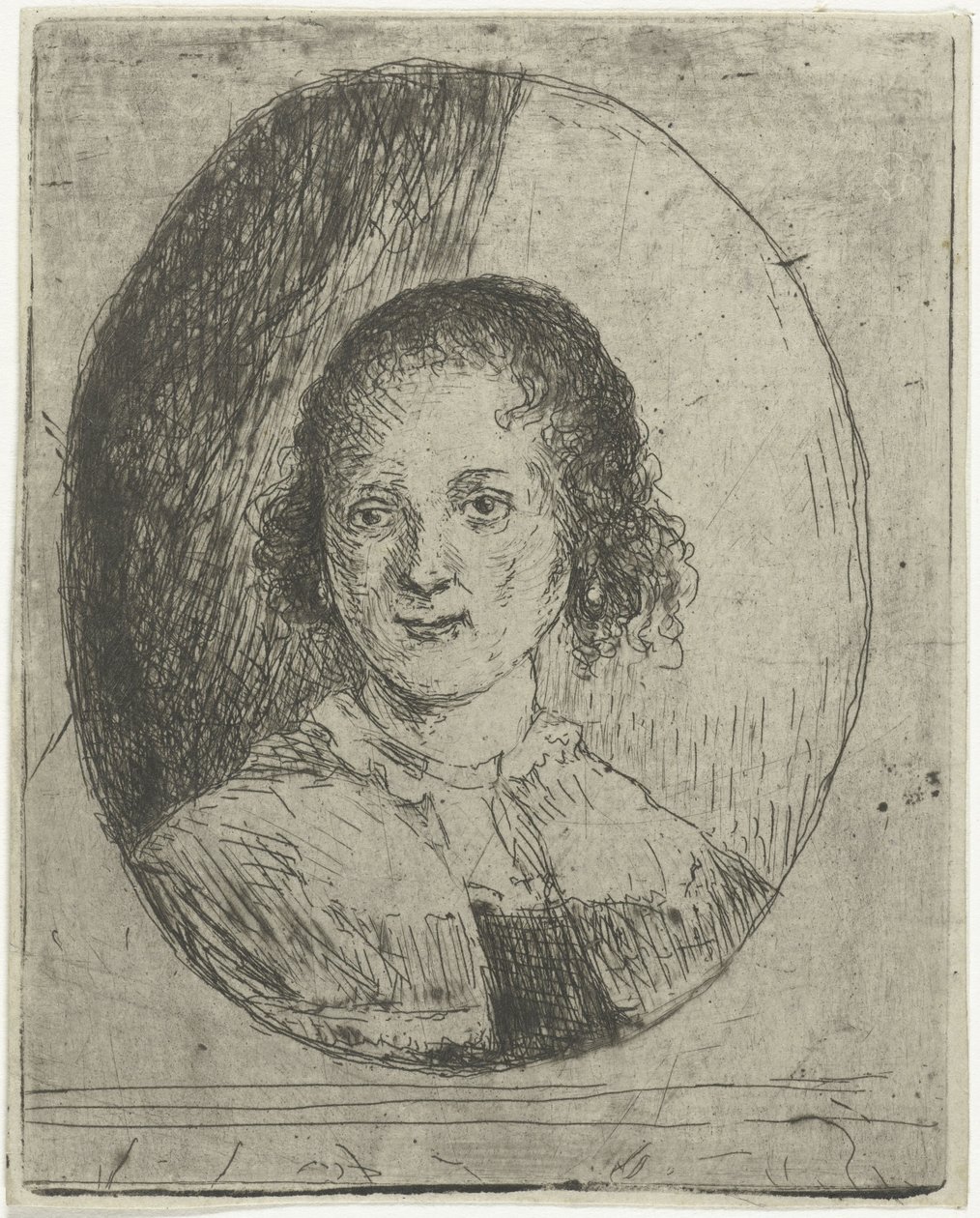 Ritratto di Christina Chalon del fratello Jan Chalon da Jan Chalon