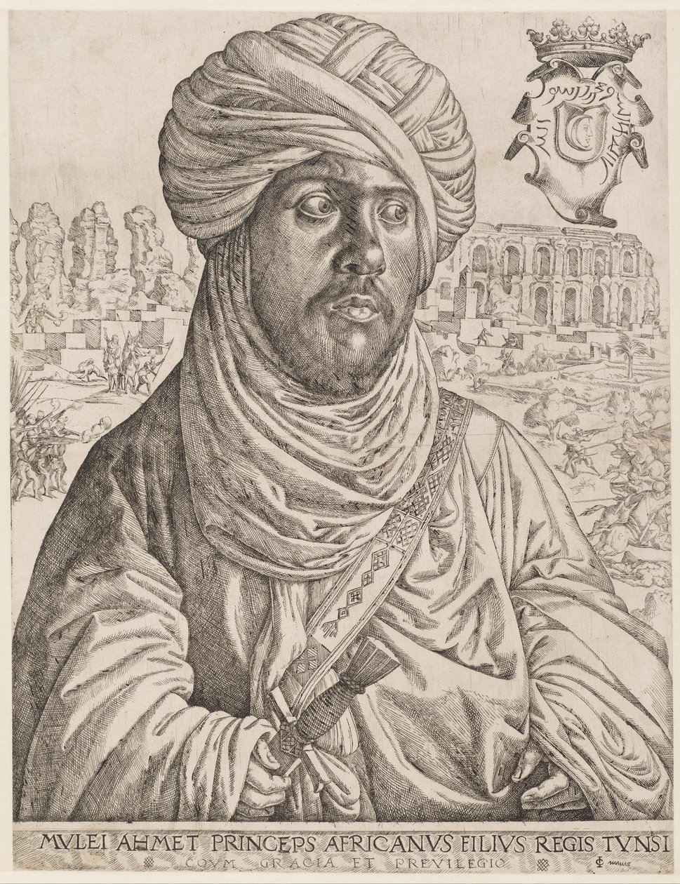 Ritratto di Mulay Ahmad da Jan Cornelisz Vermeyen