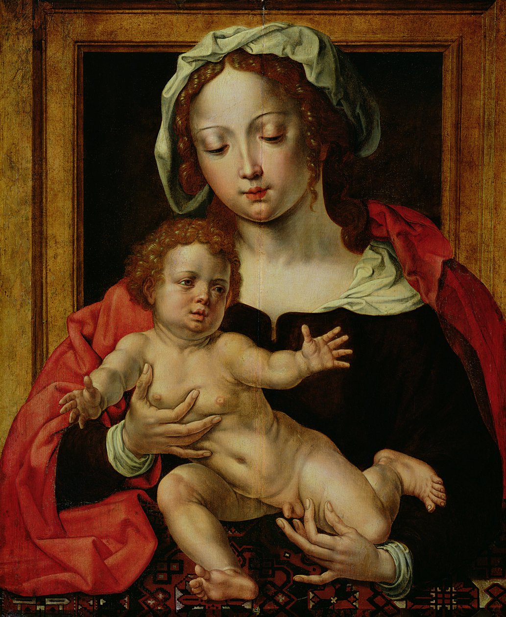 Vergine e Bambino da Jan Gossaert