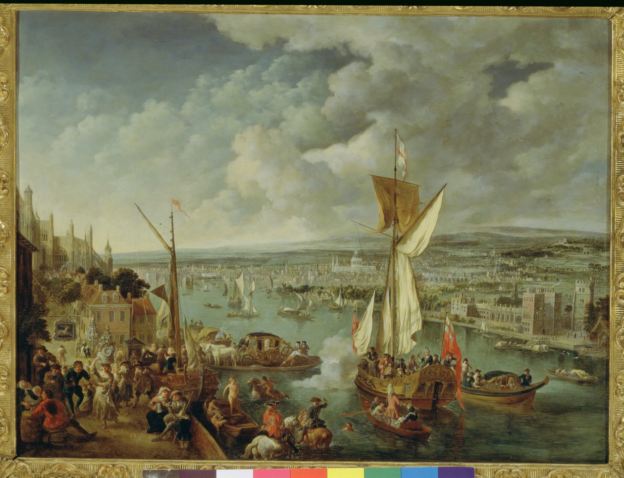 Veduta di Londra da Jan Griffier