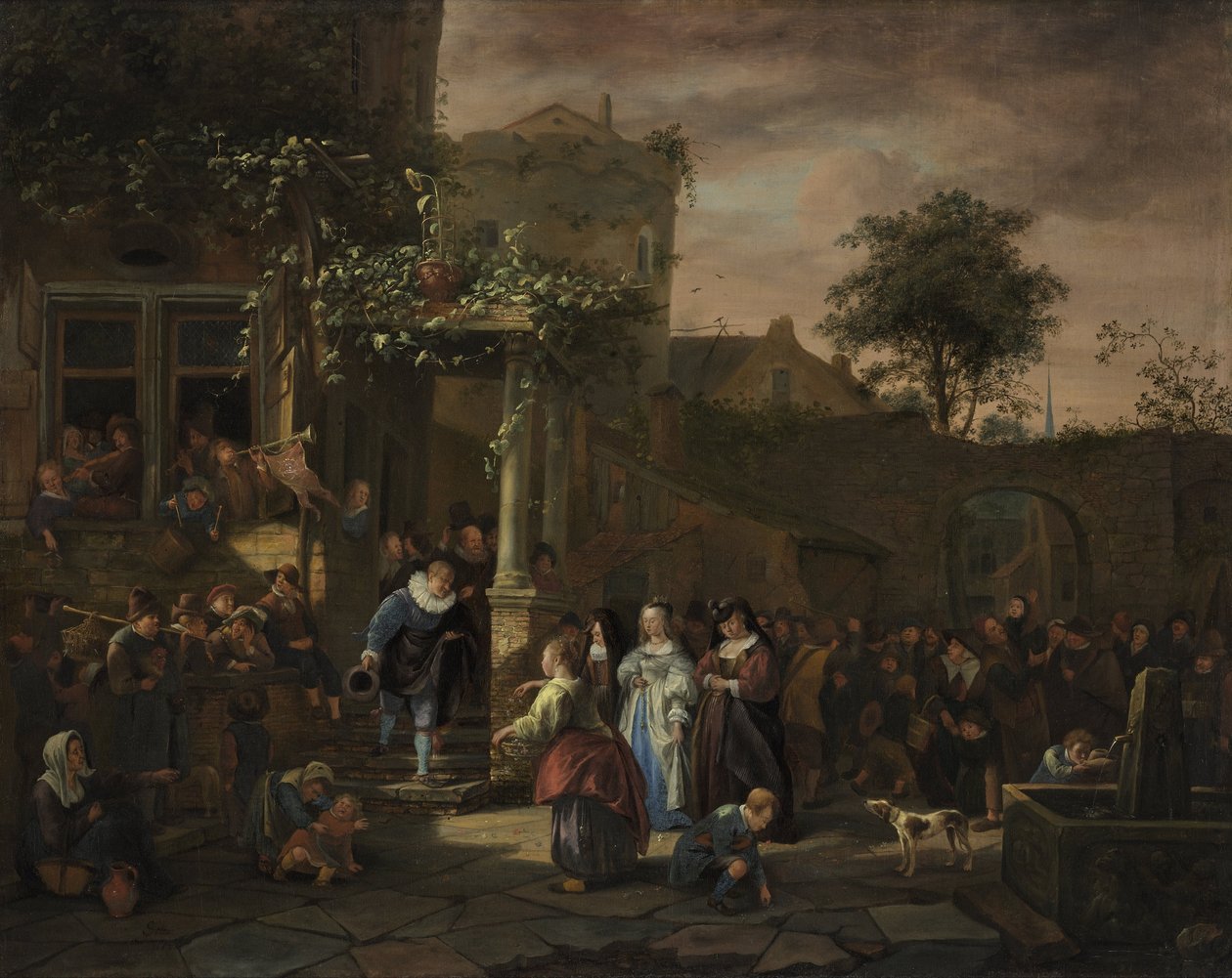 Il Matrimonio del Villaggio da Jan Havickszoon Steen