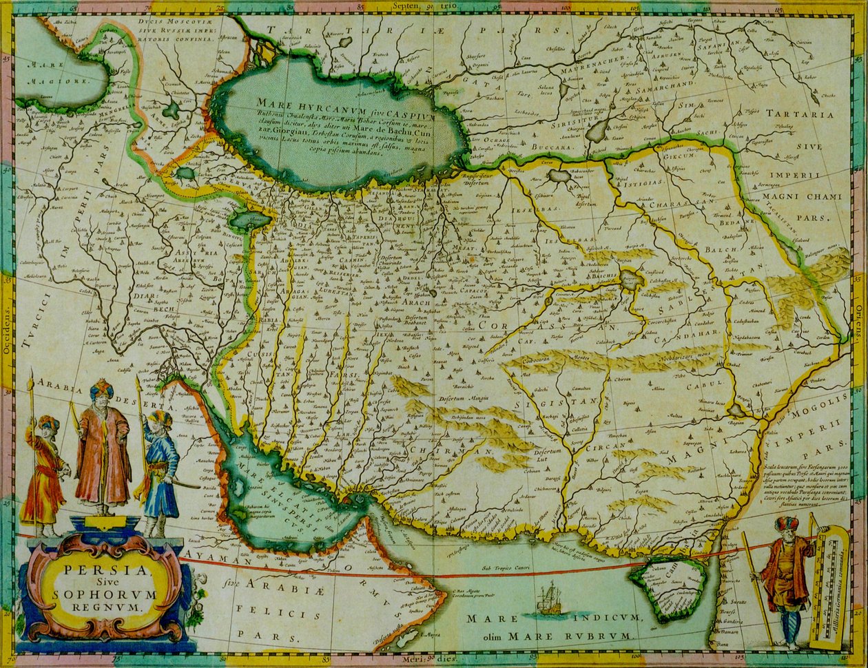 Mappa di Janssonius della Persia da Jan Janssonius