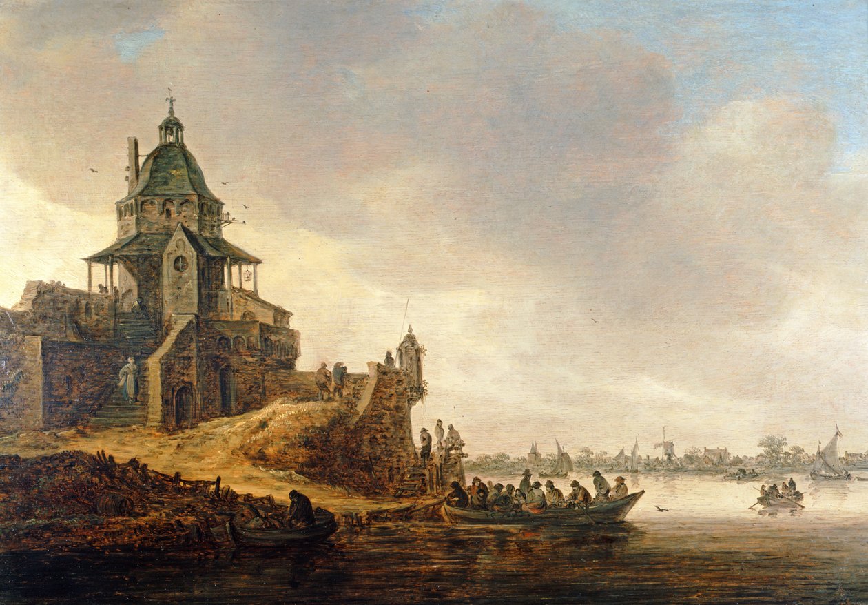 Dordrecht con Rondeel Engelenburg da Jan Josephsz van Goyen