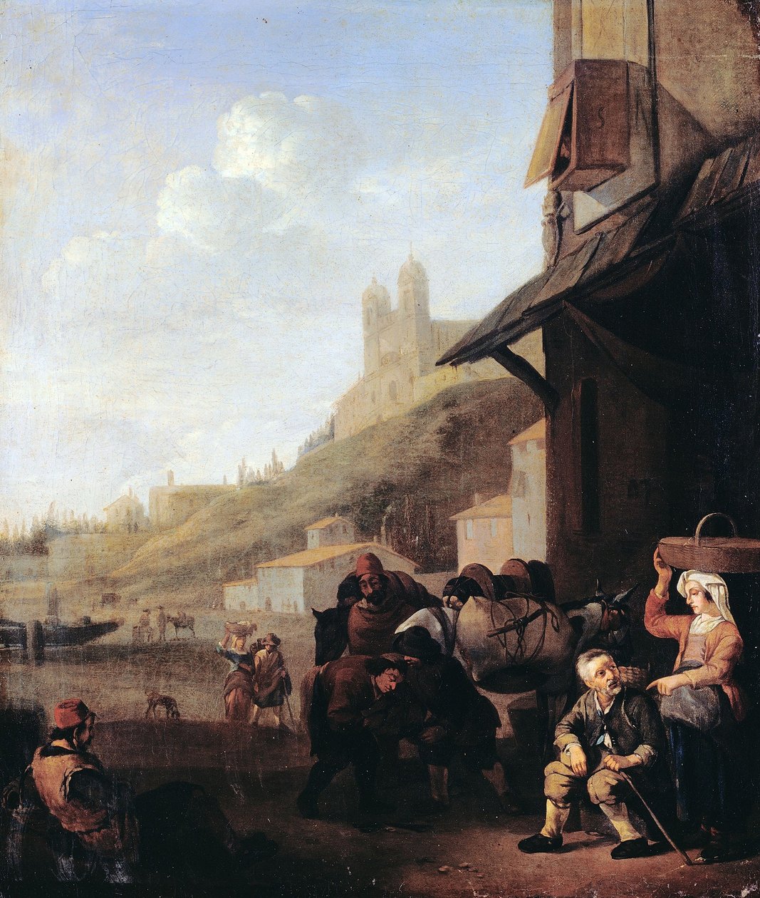 Officina del fabbro romano da Jan Lingelbach