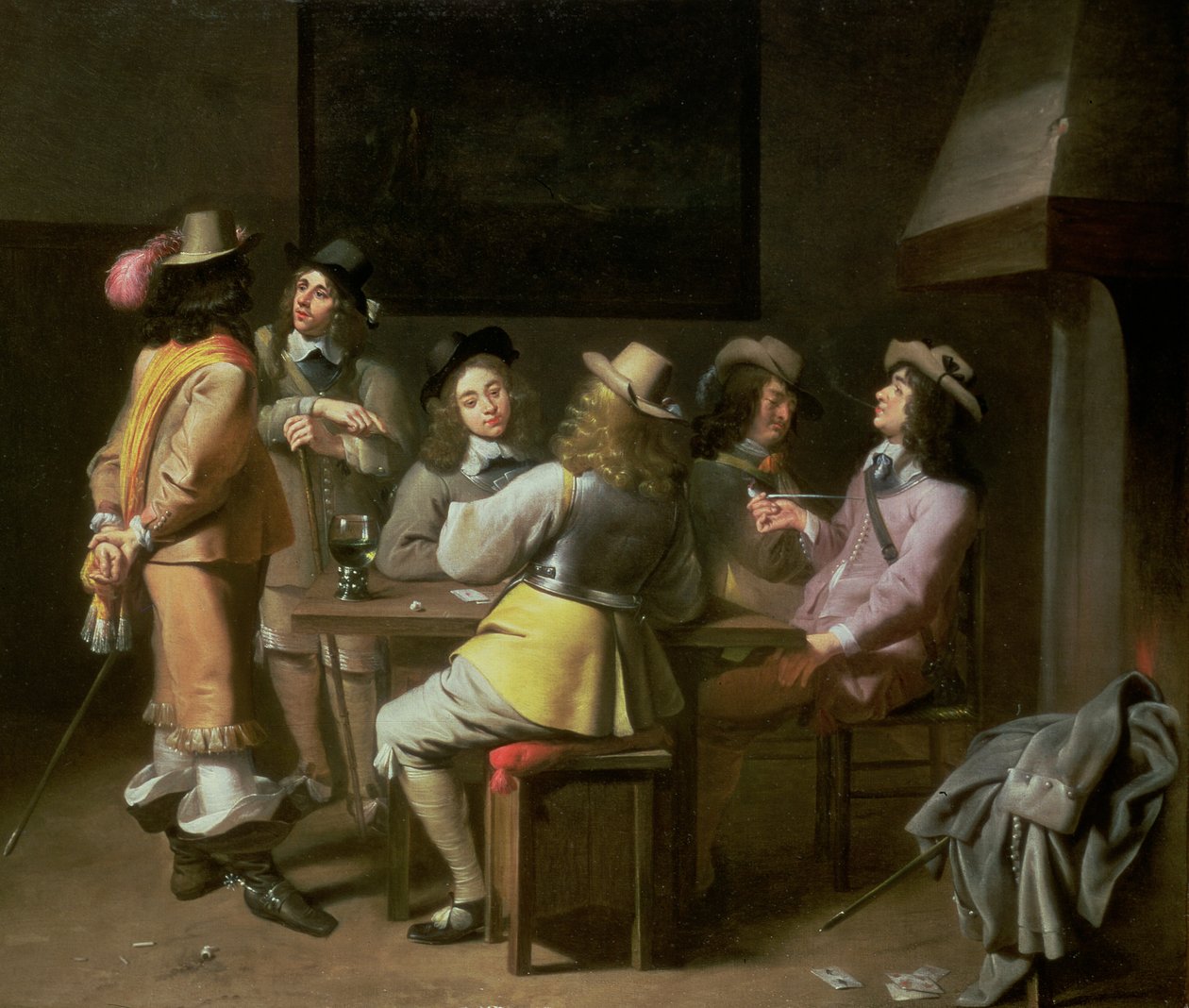 Interno di una Sala di Guardia da Jan Olis