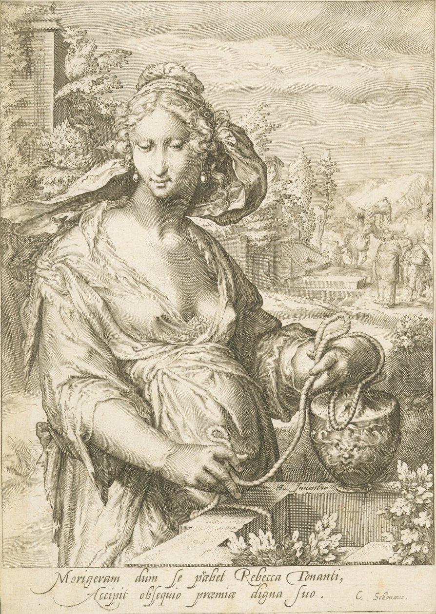 Rebecca al pozzo da Jan Pietersz. Saenredam