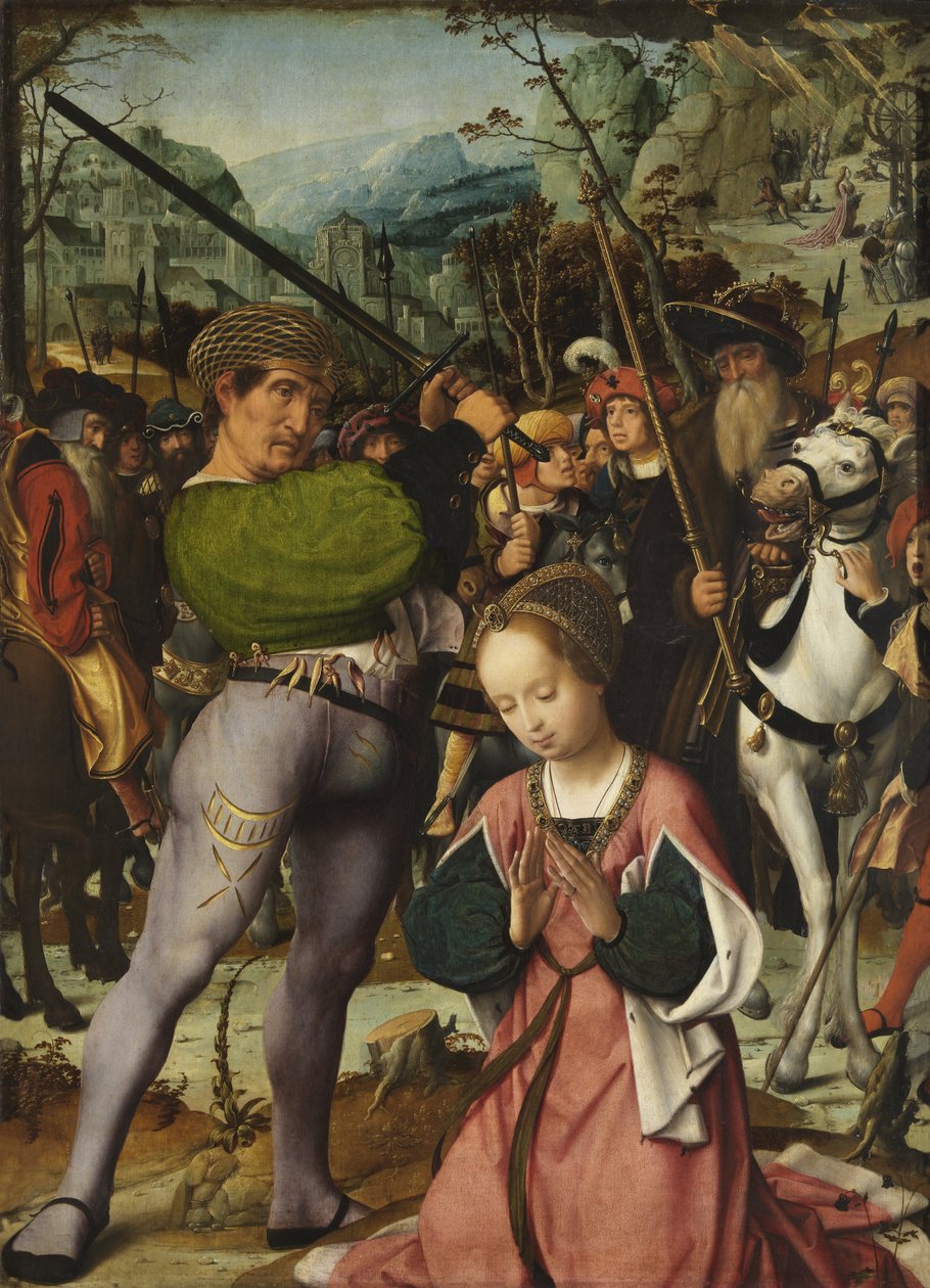 Il martirio di Santa Caterina da Jan Provoost