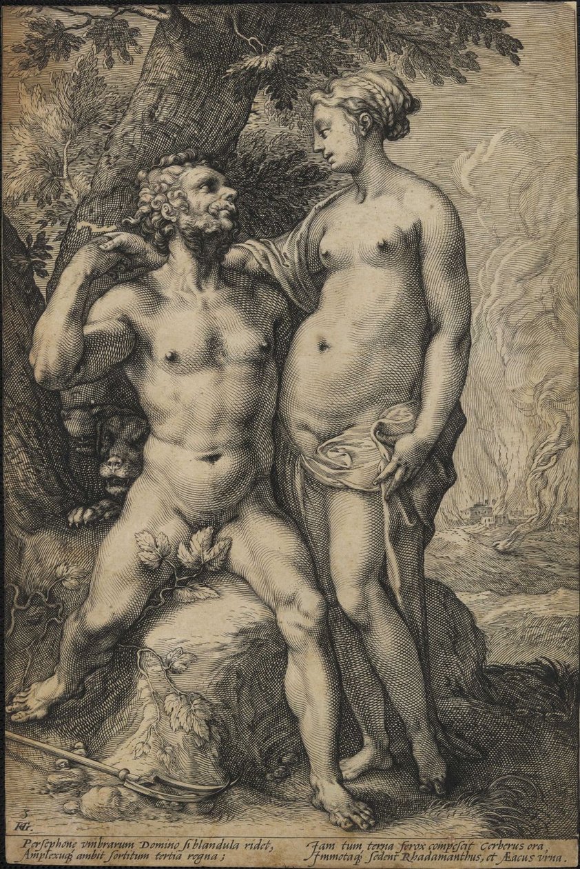 Plutone e Proserpina da Jan Saenredam