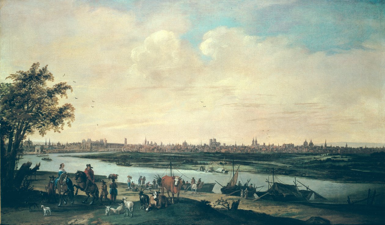 Veduta di Parigi da Jan Siberechts