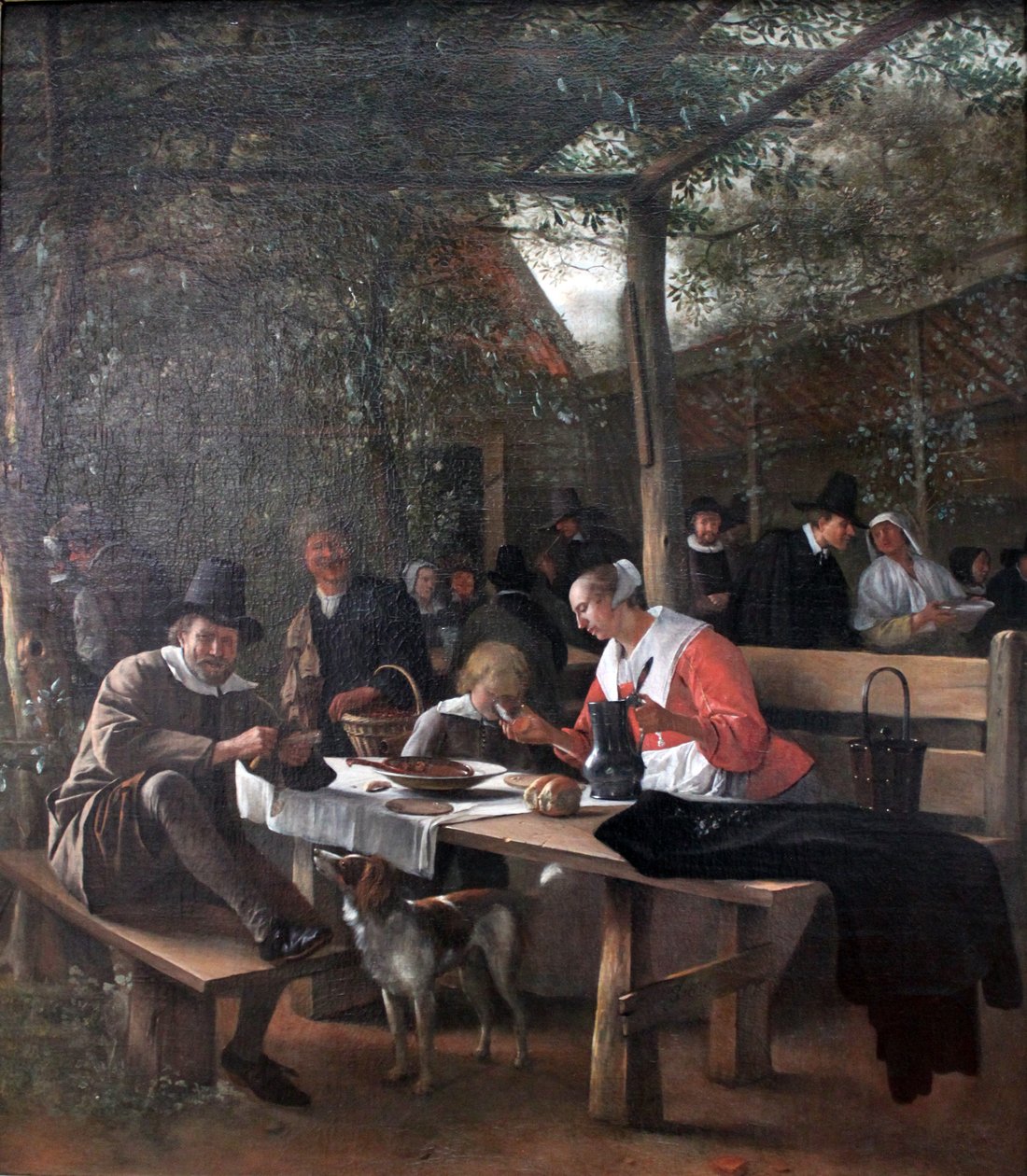 Il giardino del pub da Jan Havickszoon Steen