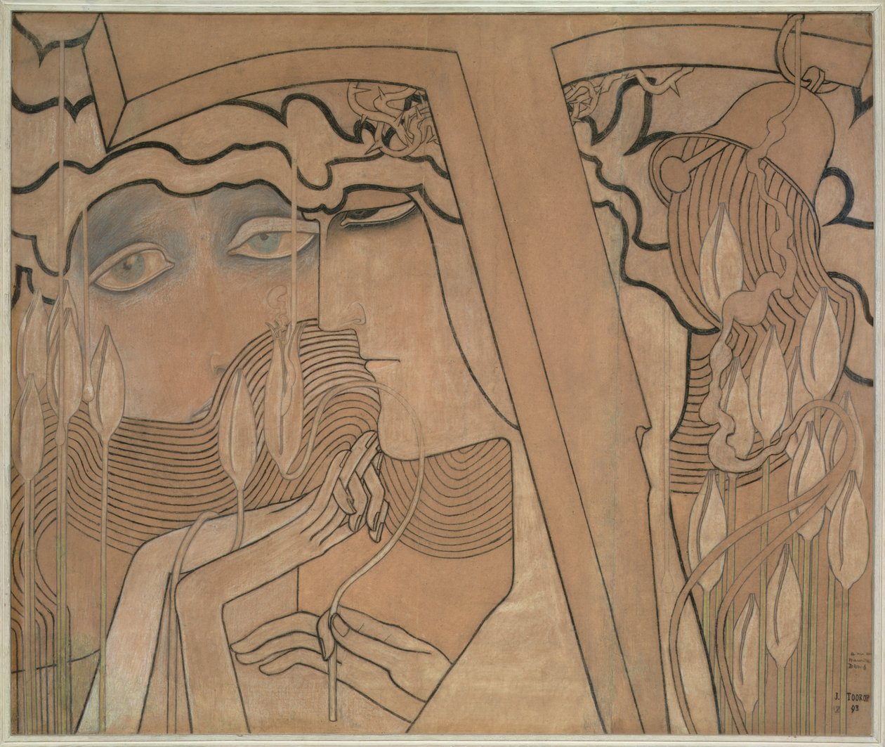 Il desiderio e la soddisfazione, 1893 da Jan Toorop