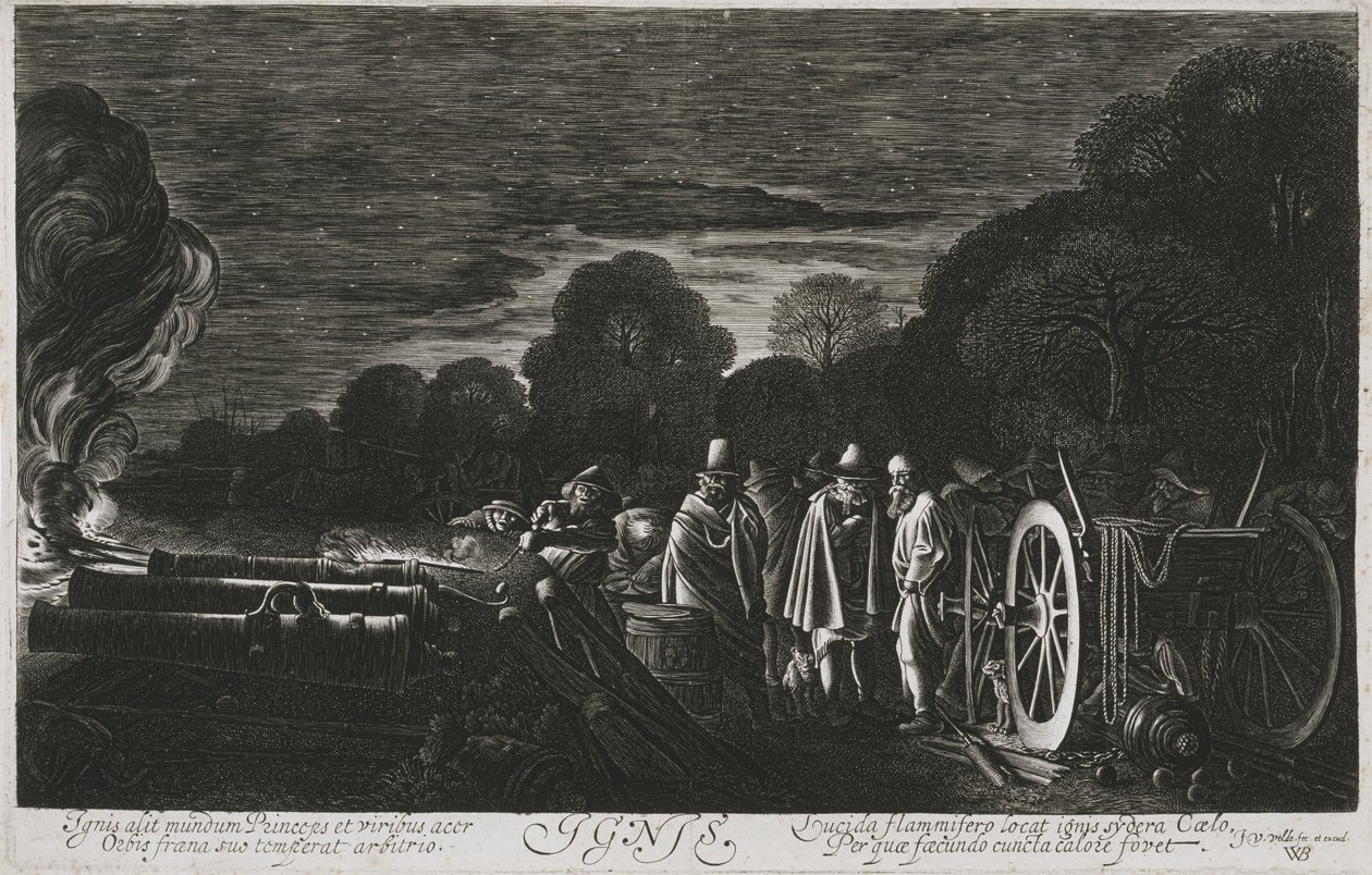 Fuoco, c. 1614-1622 da Jan Van de Velde