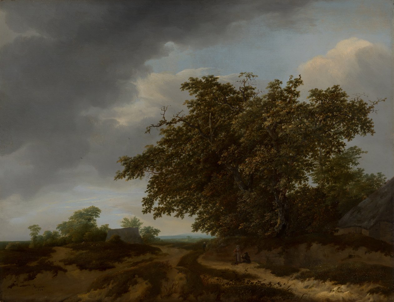 Paesaggio vicino alla duna da Jan Vermeer van Haarlem
