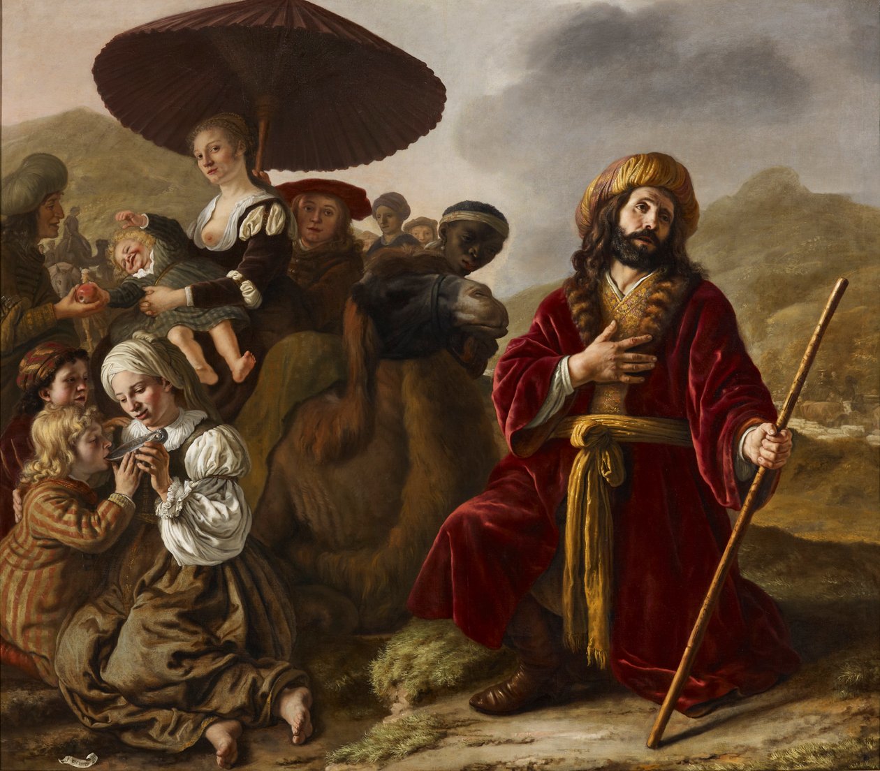 Giacobbe che cerca il perdono di Esaù da Jan Victors