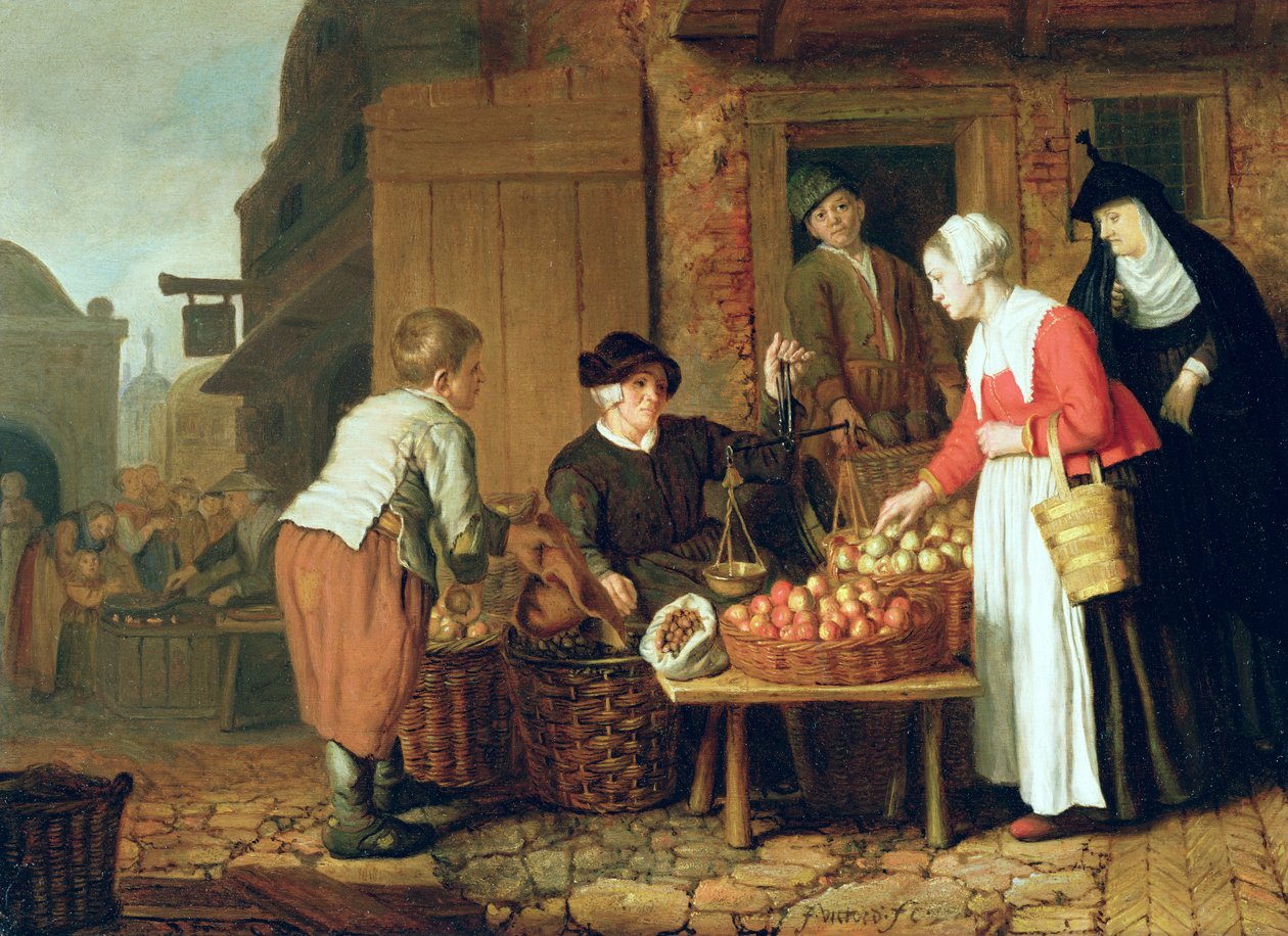 Il venditore di frutta da Jan Victors
