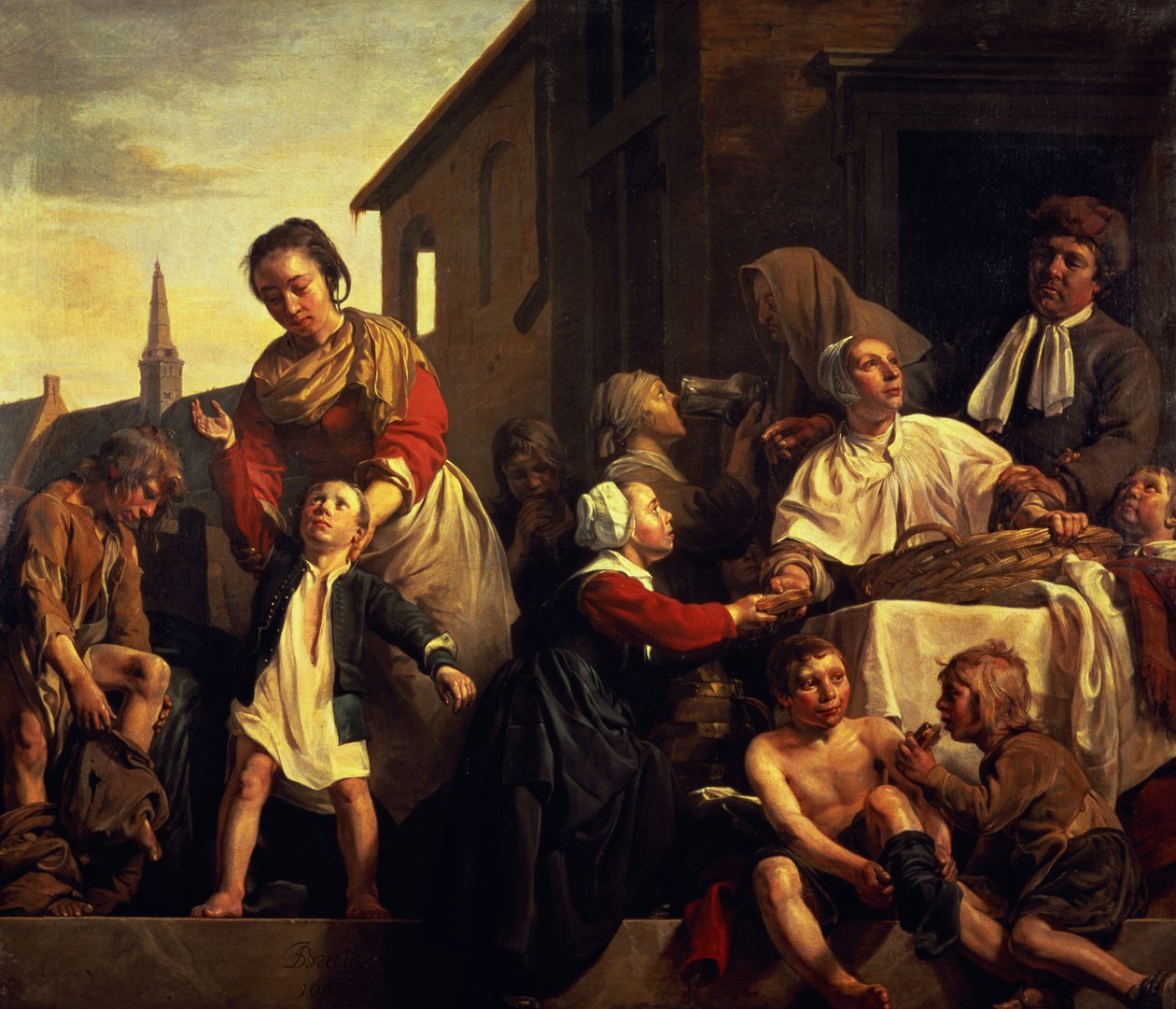 Accudire gli orfani da Jan de Bray