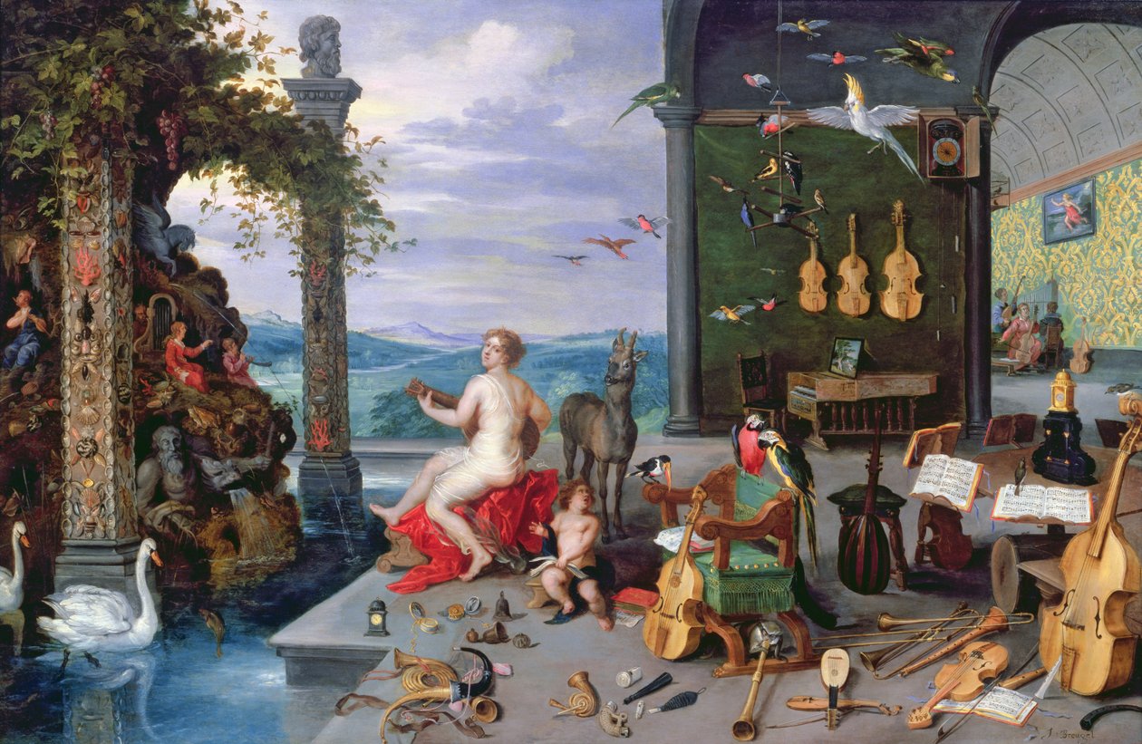 Allegoria della musica da Jan the Elder Brueghel
