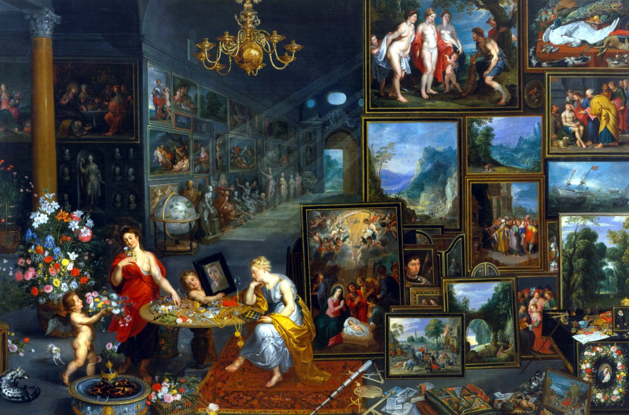 Vista e olfatto da Jan the Elder Brueghel