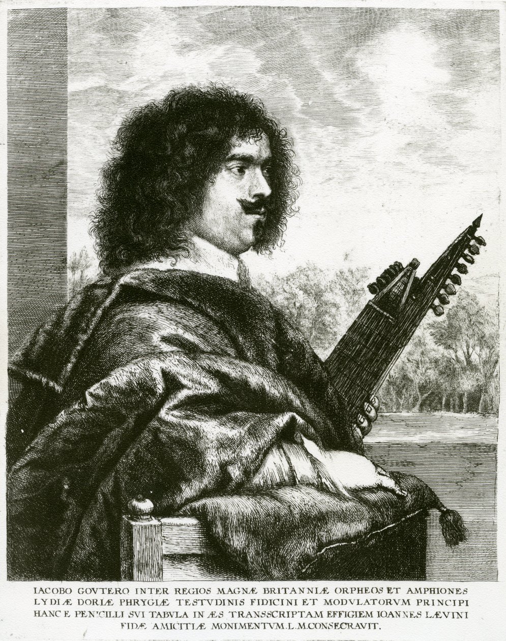 Jacques Gaultier (c.1600-52) c.1630 da Jan the Elder Lievens