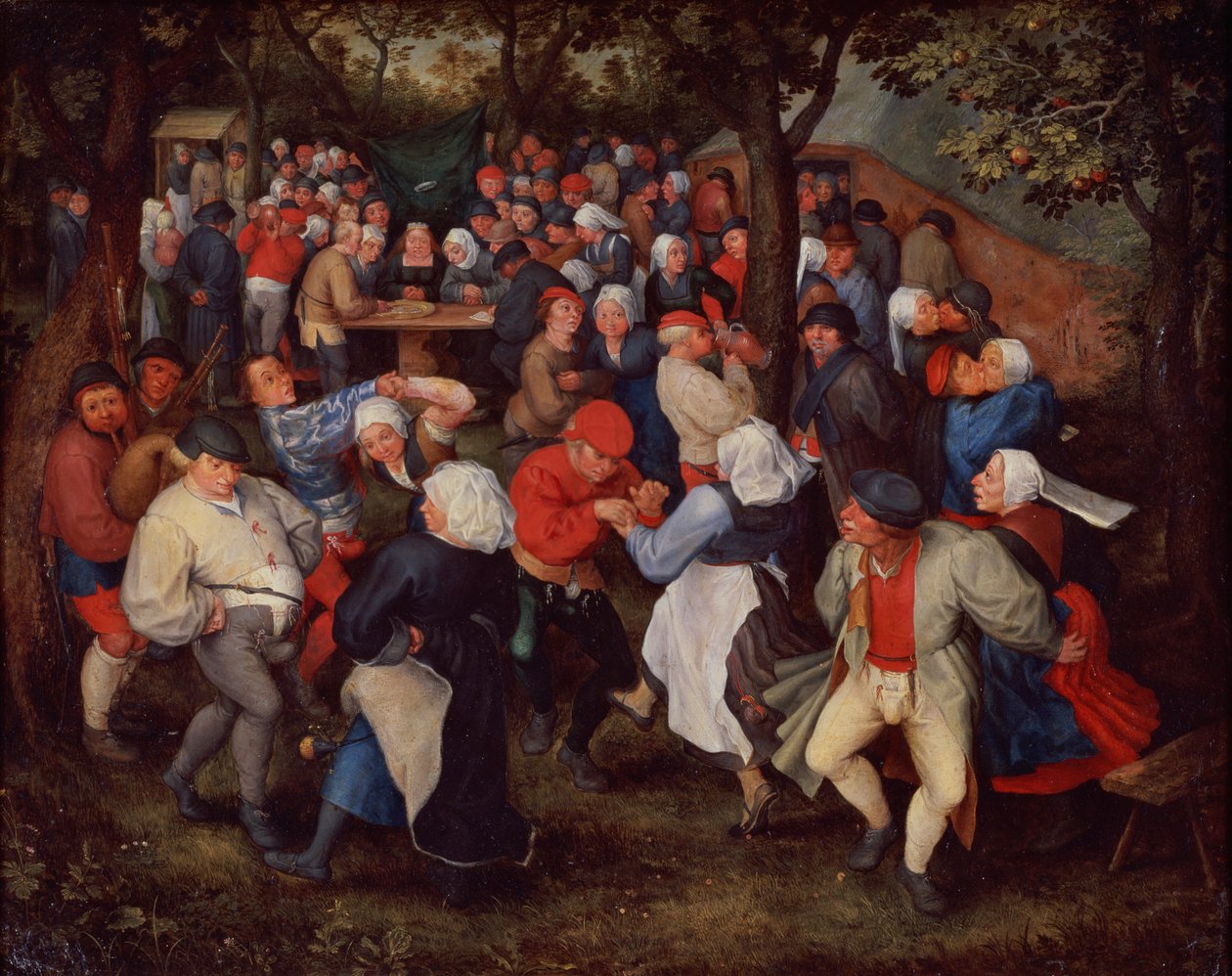Danza del villaggio da Jan Brueghel the Younger