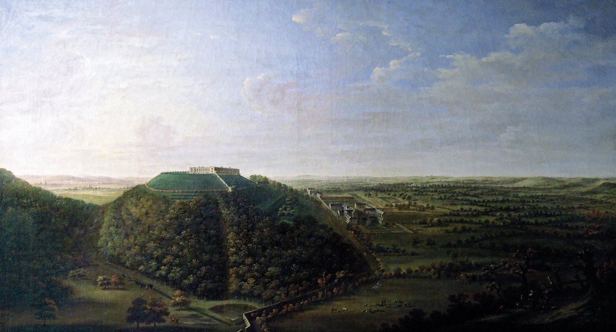 Veduta del Castello di Belvoir, 1744 da Jan the Younger Griffier